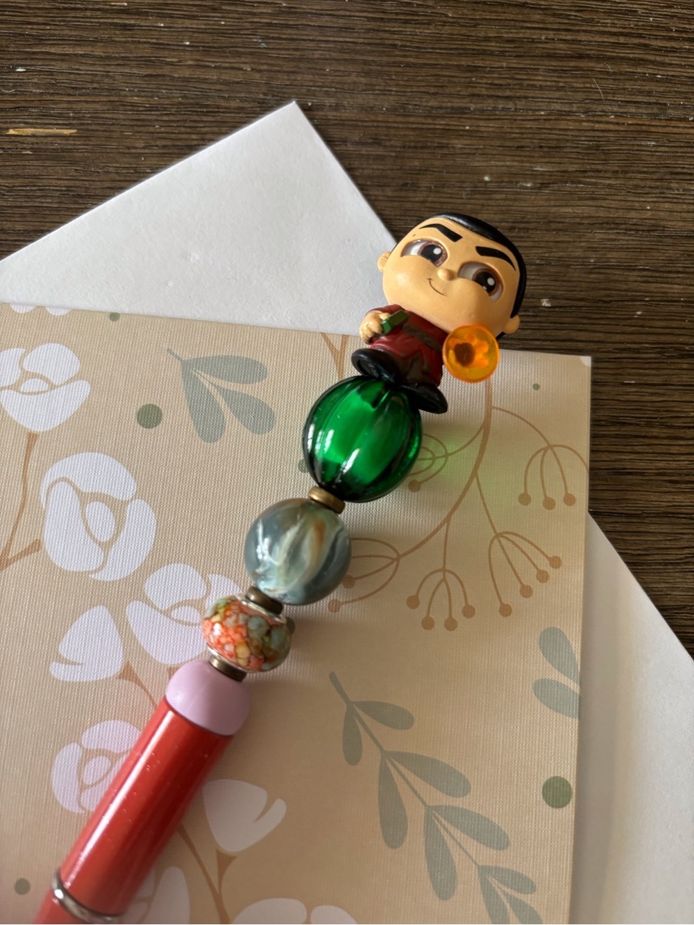 Marvel Doorables: Doctor Strange: Wong handmade beaded pen